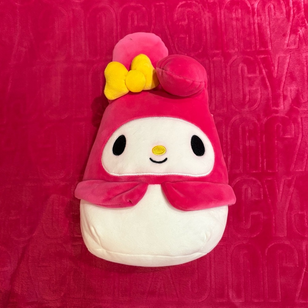 Sanrio My Melody Squishmallow Plush – Pink Bunny Squishy Pillow